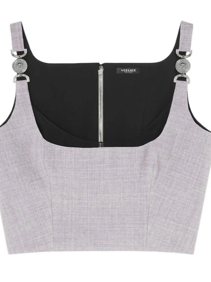 Affordable bustier Versace cropped Medusa top Women '95 0702